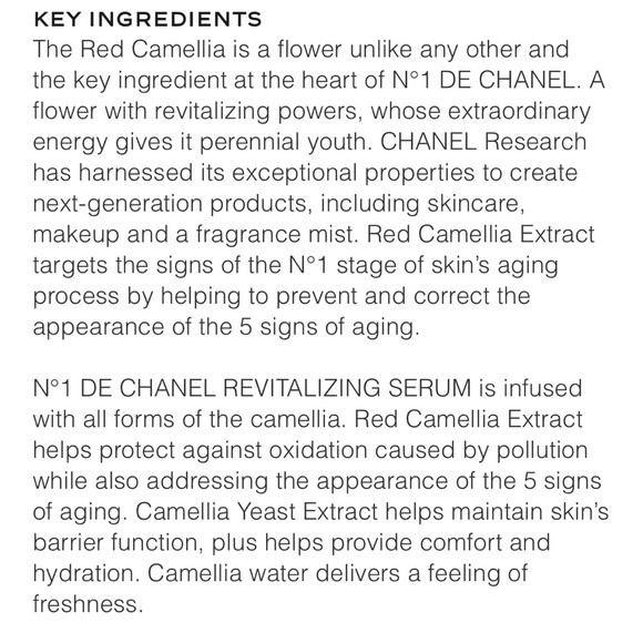 Chanel No1 DE CHANEL REVITALIZING SERUM Chanel Beauty No1 Serum 5mL - Picture 2 of 4